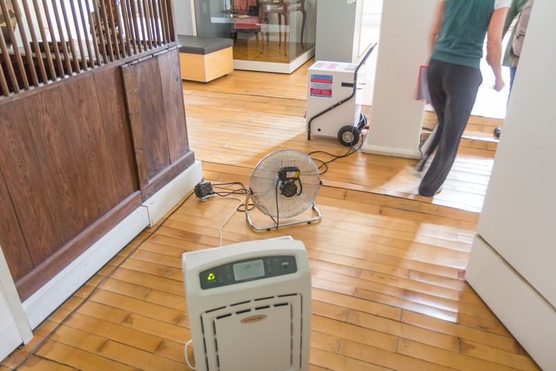 Water damage cleanup at the Kölnisches Stadtmuseum, Cologne